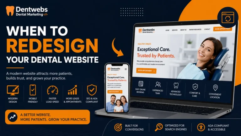 When to Redesign Your Dental Website Image
